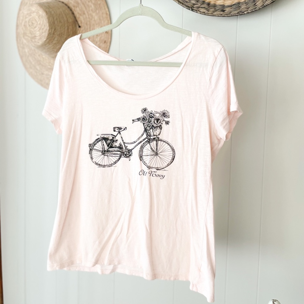Blush Pink Graphic Old Navy Tee